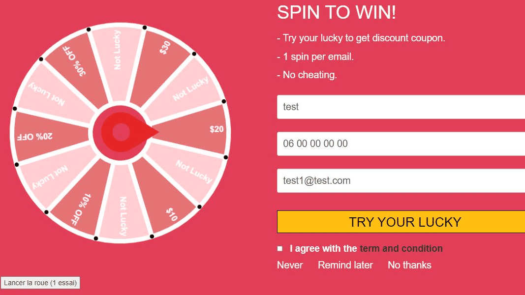 Roue de la fortune